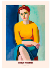 Vilhelm Lundstrom Portrait of Hanne - Art Print